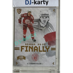 23/24 Goal Cards Finally Season #F-SL3 Edgars Kulda Expo Parallel gold 1of2