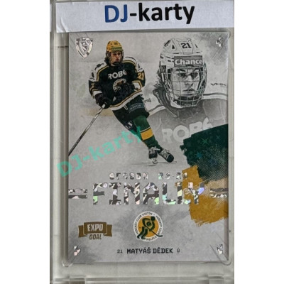 23/24 Goal Cards Finally Season #F-VS1 Matyáš Dědek Expo Parallel perleť 1of2