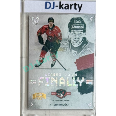 23/24 Goal Cards Finally Season #F-ZN3 Jan Hruška Expo Parallel perleť 1of2