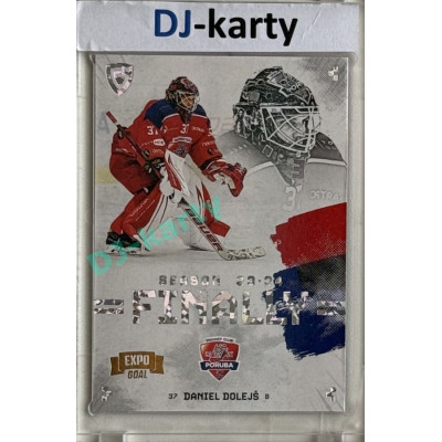 23/24 Goal Cards Finally Season #F-PO2 Daniel Dolejš Expo Parallel perleť 1of2