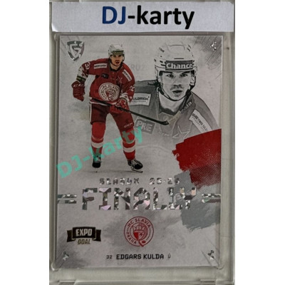 23/24 Goal Cards Finally Season #F-SL3 Edgars Kulda Expo Parallel perleť 1of2