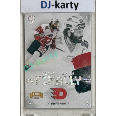 23/24 Goal Cards Finally Season #F-PA2 Tomáš Kaut Expo Parallel perleť 1of2
