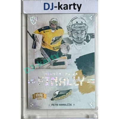 23/24 Goal Cards Finally Season #F-SO1 Petr Hamalčík Expo Parallel perleť 1of2