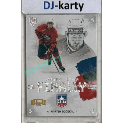 23/24 Goal Cards Finally Season #F-TR2 Martin Dočekal Expo Parallel perleť 1of2