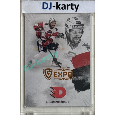 23/24 Goal Cards Finally Season #F-PA3 Jan Zdráhal Expo Gold 1of5