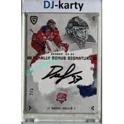23/24 Goal Cards Finally Season #S-PO2 Daniel Dolejš Bonus Signature 2/5