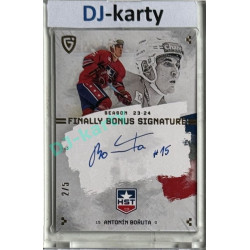 23/24 Goal Cards Finally Season #S-TR1 Antonín Bořuta Bonus Signature 2/5