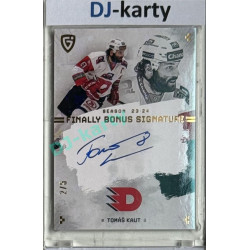 23/24 Goal Cards Finally Season #S-PA2 Tomáš Kaut Bonus Signature 2/5