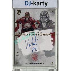 23/24 Goal Cards Finally Season #S-SL4 Tomáš Volevecký Bonus Signature 2/5