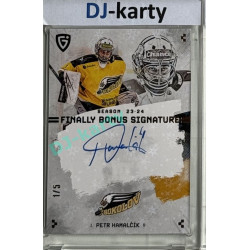 23/24 Goal Cards Finally Season #S-SO1 Petr Hamalčík Bonus Signature 1/5