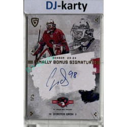 23/24 Goal Cards Finally Season #S-ZN2 Dominik Groh Bonus Signature 1/5