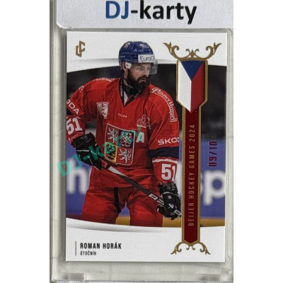 2024 LC Golden Prague Belongs to us #EHB-13 Roman Horák Baijer Hockey Games 2024 Red 09/10
