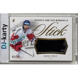 2024 LC Golden Prague Belongs to us #GUS-06 Michael Frolík Authentic Game Used Memorabilia Stick Gold 02/20