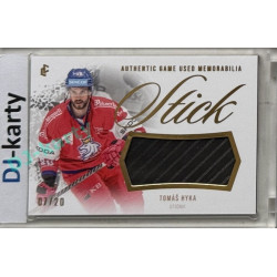 2024 LC Golden Prague Belongs to us #GUS-12 Tomáš Hyka Authentic Game Used Memorabilia Stick Gold 07/20
