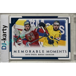 2024 LC Golden Prague Belongs to us #MO-061 David Špaček, Marcus Johansson Memorable Moments Blue 4/5