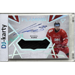 2024/25 Sportzoo ELH 1. serie #FS-MK Michal Kunc Flaming Stick Auto 03/25