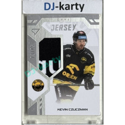 2024/25 Sportzoo ELH 1. serie #GJ-KC Kevin Czuczman Game Jersey 73/85