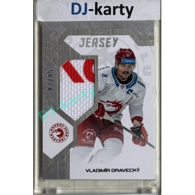 2024/25 Sportzoo ELH 1. serie #GJ-VD Vladimír Dravecký Game Jersey 82/85