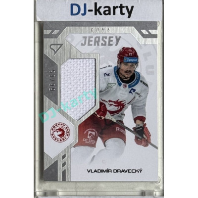 2024/25 Sportzoo ELH 1. serie #GJ-VD Vladimír Dravecký Game Jersey 66/85