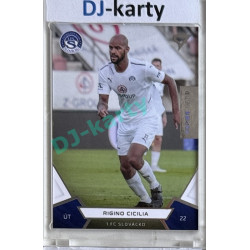 2021/22 Sportzoo Fortuna Liga 2. série #205 Rigino Cicilia PROMO