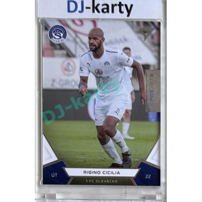 2021/22 Sportzoo Fortuna Liga 2. série #205 Rigino Cicilia PROMO