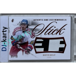 2024 LC Golden Prague Belongs to us #GUS-09 Martin Havlát Authentic Game Used Memorabilia Stick Red 01/10