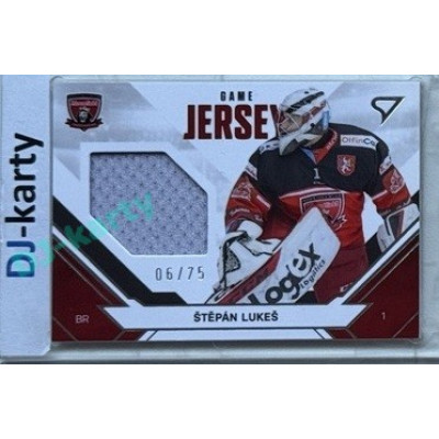 2021/22 Sportzoo TIPSPORT ELH 2. série #JS-SL Štěpán Lukeš Game Jersey 06/75