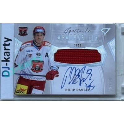 2022/23 Sportzoo ELH 2. série #SM-FP Filip Pavlík Spectacle Memorabilia 29/35
