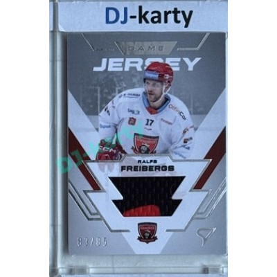 2023/24 Sportzoo ELH 2. serie #GJ-RF Ralfs Freibergs Game Jersey 83/85
