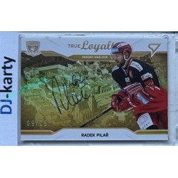 2021/22 Sportzoo TIPSPORT ELH 2. série #TLS-12 Radek Pilař True Loyalty Auto 09/25