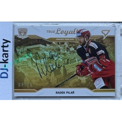2021/22 Sportzoo TIPSPORT ELH 2. série #TLS-12 Radek Pilař True Loyalty Auto 09/25