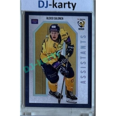 2024/25 Goal Cards Maxa liga 1. série #AS-07 Aleksi Salonen Assistants Parallel xx/30