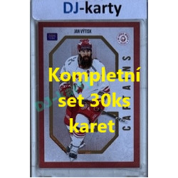 2024/25 Goal Cards Maxa liga 1. série kompletní set Captains/Assistants 30ks karet