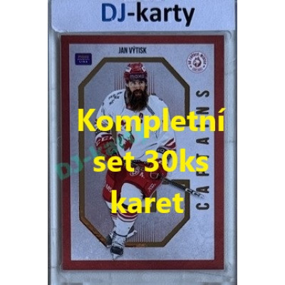 2024/25 Goal Cards Maxa liga 1. série kompletní set Captains/Assistants 30ks karet