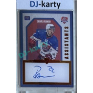 2024/25 Goal Cards Maxa liga 1. série #AS-01 Ondřej Roman Assistants Signature xx/30