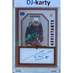 2024/25 Goal Cards Maxa liga 1. série #AS-11 Martin Novák Assistants Signature xx/30
