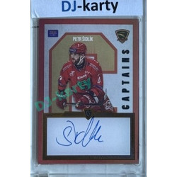2024/25 Goal Cards Maxa liga 1. série #C-03 Petr Šidlík Captains Signature xx/30