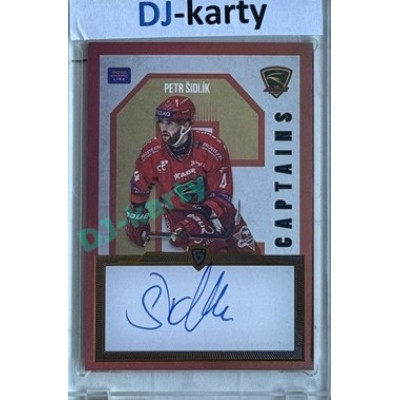 2024/25 Goal Cards Maxa liga 1. série #C-03 Petr Šidlík Captains Signature xx/30