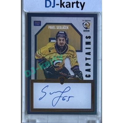 2024/25 Goal Cards Maxa liga 1. série #C-06 Pavel Sedláček Captains Signature xx/30