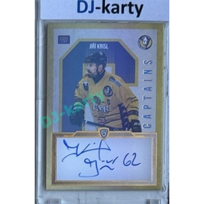 2024/25 Goal Cards Maxa liga 1. série #C-07 Jiří Krisl Captains Signature xx/30