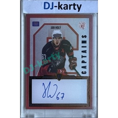 2024/25 Goal Cards Maxa liga 1. série #C-09 Jan Holý Captains Signature xx/30