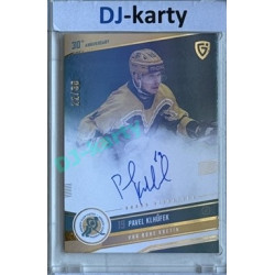 2024/25 Goal Cards Maxa liga 1. série #VS-08 Pavel Klhůfek 30 let od finále Signature xx/30