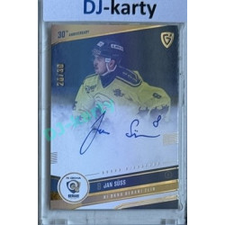 2024/25 Goal Cards Maxa liga 1. série #ZL-03 Jan Süss 30 let od finále Signature xx/30