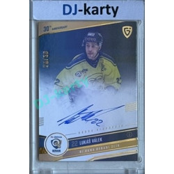 2024/25 Goal Cards Maxa liga 1. série #ZL-06 Lukáš Válek 30 let od finále Signature xx/30
