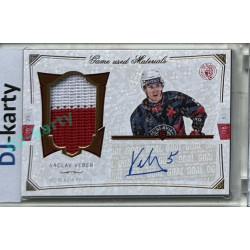 2024/25 Goal Cards Maxa liga 1. série #S-26 Václav Veber Game Used Material Signature 01/10