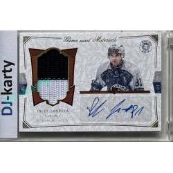 2024/25 Goal Cards Maxa liga 1. série #S-33 Josef Skořepa Game Used Material Signature 01/10