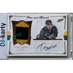 2024/25 Goal Cards Maxa liga 1. série #S-31 David Tureček Game Used Material Signature 01/10