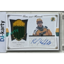2024/25 Goal Cards Maxa liga 1. série #S-06 Pavel Klhůfek Game Used Material Signature 17/20