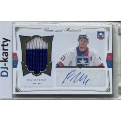 2024/25 Goal Cards Maxa liga 1. série #S-12 Radim Ferda Game Used Material Signature 18/20