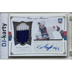 2024/25 Goal Cards Maxa liga 1. série #S-13 Michal Vodný Game Used Material Signature 18/20